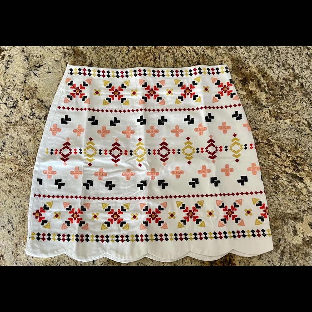 Colorful patterned skirt